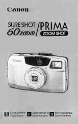 Canon Prima Zoom Shot Instructions Manual