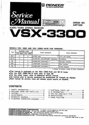 Pioneer VSX-3300 Service Manual
