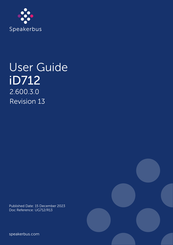 Speakerbus iD 712 User Manual