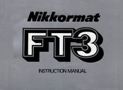 Nikon Nikkormar FT3 Instruction Manual