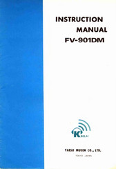 Yaesu FV-901DM Instruction Manual
