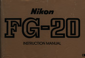 Nikon FG-20 Instruction Manual