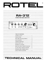Rotel RA-312 Technical Manual