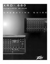 Peavey XRD 680 Operating Manual