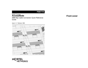 Nortel SONET AccessNode Quick Reference Manual