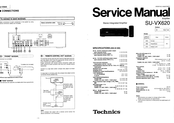 Technics SU-VX620 - service Service Manual