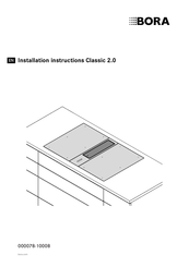 bora Classic 2.0 CKFI 0 Series Installation Instructions Manual