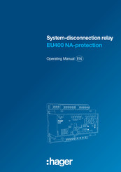 hager EU400 NA-protection Operating Manual