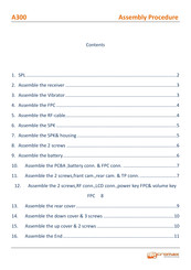 cromax A300 Assembly Procedure