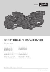 Danfoss BOCK HG56e Operating Manual