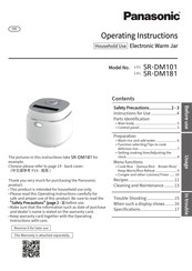 Panasonic SR-DM101 Operating Instructions Manual