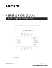Siemens FCM2041-U3 Interface Manual