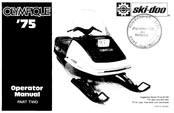 BOMBARDIER ski-doo OLYMPIQUE 1975 Operator's Manual