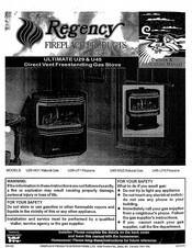 Regency Fireplace Products U45-NG2 Owners & Installation Manual