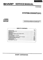Sharp SYSTEM-CD555ZT(GY) Service Manual