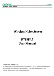 netvox R718PA7 User Manual