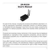 Zotac ZBOX PRO PI339 pico User Manual