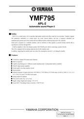 Yamaha YMF795 Manual