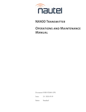 Nautel NX400 Operation And Maintenance