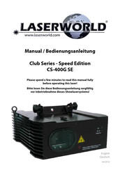 Laserworld CS-400G SE Manual
