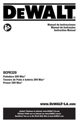 DeWalt DCPR320 Instruction Manual