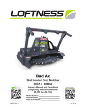 LOFTNESS Bad Ax 60BA2 Owner's Manual And Parts Book