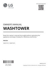 LG SWW 50 Series Owner's Manual