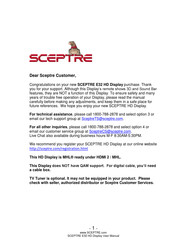 Sceptre E325LD-MQR Manual