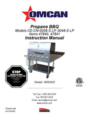 Omcan 47841 Instruction Manual