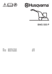 Husqvarna BMG 555 P Operator's Manual