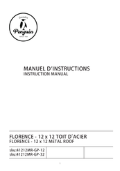 Gazebo penguin FLORENCE 41212MR-GP-12 Instruction Manual