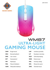 Deltaco Gaming WM87 User Manual