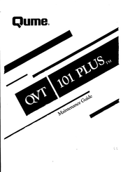 Qume QVT 101 PLUS Maintenance Manual