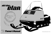 BOMBARDIER ski-doo ELAN 250E 1973 Owner's Manual