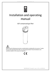 Omega GCF Installation And Operating Manual