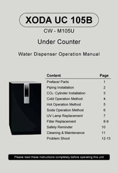 Champ XODA UC 105B Operation Manual