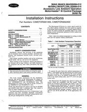 Carrier 38AQS008-012 Installation Instructions Manual