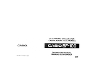 Casio BF-100 Operation Manual