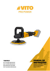VITO PRO POWER VIBCPB20 Instruction Manual