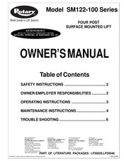 Rotary SM122-100 Series Owner's Manual