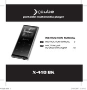 Xcube X-410 BK Instruction Manual