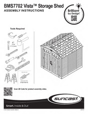 Suncast Brilliant by Design Vista BMS7702 Assembly Instructions Manual