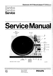 Philips F 7215/00 Service Manual