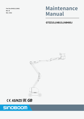 Sinoboom GTZZ15J Maintenance Manual