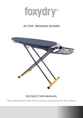 Foxydry ACTIVE IRONING BOARD Instruction Manual