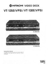 Hitachi VT-125E(VPS) Manual