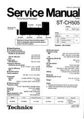 Technics ST-CH505 Service Manual