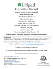 Lillipad 42 Instruction Manual
