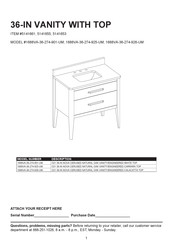 LOWES 1688VA-36-274-926-UM Manual