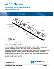 Dalsa A CIS Series Manual